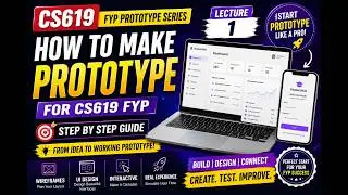 How to Develop CS619 Final Year Project Prototype | Complete Guide | Lecture 1