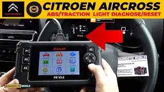 Citroen Aircross C2 C3 C4 C5 ABS Traction Warning Light Diagnostics & Reset iCarsoft FR V3 0 Impr...