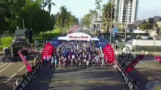Skydiving Innovations Drone Footage of 2018 Rock N Roll Marathon