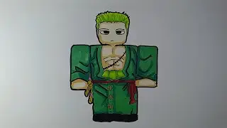 How To Draw New Character Zoro In Roblox