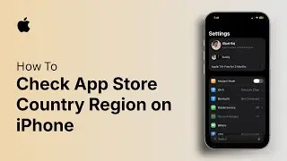 How to Check App Store Country Region on iPhone