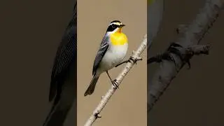 Yellow throated Warbler #yellowbirds #nicebird #forestbirdsong #smallbirds