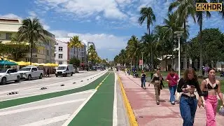 4K | Miami | USA | Miami Beach | Ocean Drive | South Beach | Bike Ride