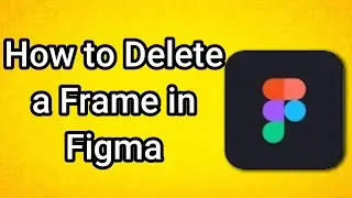 Как удалить фрейм в Figma