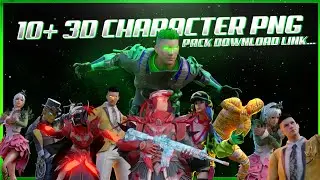 10+ 3D CHARACTER MASCOT PACK | DOWNLOAD THIS PACK AND USE ON YOUR AWESOME LOGOS AND BANNER