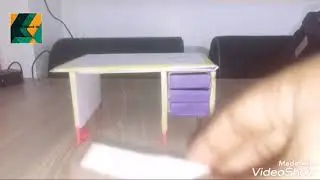 HOW TO MAKE MATCHBOX DESK WITH DRAWER HAND MADE MATCHBOX CRAFT