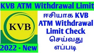 KVB ATM Withdrawal Limit Check Details in Tamil 2022 | Kvb atm withdrawal limit in Tamil 2022