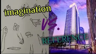 drawing from imagination Vs. drawing from reference