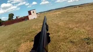 Shooting English Skeet at Kingsferry Gun Club. Round 1. Английский скит в Кингсферри. Первый раунд.
