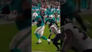 Dolphins OL Robert Hunt took a SCREEN PASS for a TDThe TrendingNow #FYP #SportsViral #ViralShorts