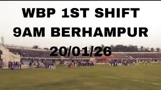 Wbp constable run 9am 17/01/26 murshidabad berhampur stadium