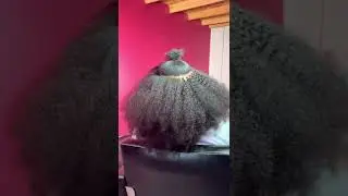 4A Hair Natural Texture I-tip Microlink Extensions Install | Curly Hairstyle For Fall #shorts