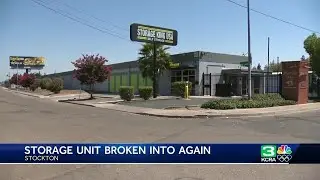Stockton police investigating multiple burglaries at self storage