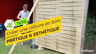 Comment poser des panneaux en bois claustra ? Bricorama