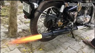 Bullet Back Fire 🔥॥ Bullet से backfire कैसे निकाले ॥आओ देखें फिर मत कहना बताया  नहीं - Must Watch