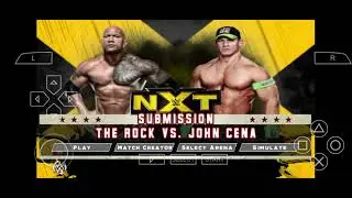 WWE 2K15 JHON VS THE ROCK MATCH 