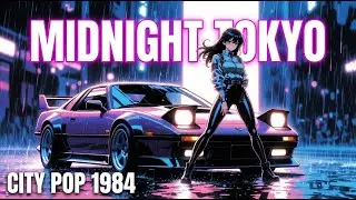 Midnight Tokyo 🌃 80s Japanese City Pop Night Drive | Neon Rain & Retro Love