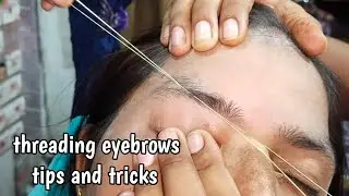 Magical Eyebrow Threading Shaping Tutorial || Easy Tips & Tricks