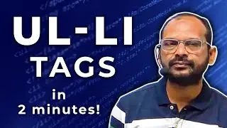 Unordered List in HTML in 2 minutes |  li tag without using ul tag | HTML5 | PickupBiz Learning