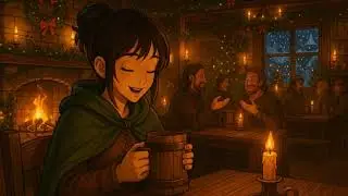 Yuletide Feast 🍗 Festive Medieval Tavern Ambience [Christmas Lofi]