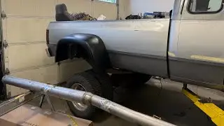Installing fiberglass dually fenders on first gen ram 