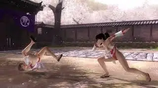 Dead or Alive 5 DOA5: Kasumi vs Ayane ( Sunrise Dance Mod and Black Hair Mod )