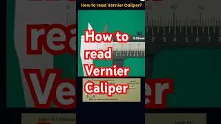 Learn Vernier caliper in few seconds | Reading |#constructionwork #verniercaliper #engineering