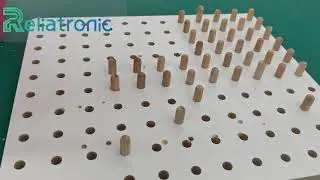 wooden dowel pin inserting machine
