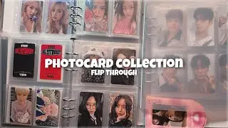 photocard collection flipthrough - astro ot6, yuna, jisoo, mina, hoshi, & more!