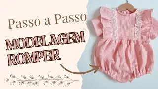 🌹 Como Fazer Modelagem Macac&atilde;o Baby Body 🌹