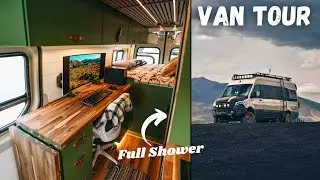 Digital Nomad DREAM Van Set Up