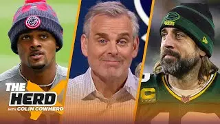 Deshaun Watson meets with Cleveland Browns, talks Aaron Rodgers $150M deal &mdash; Colin | NFL | THE HERD