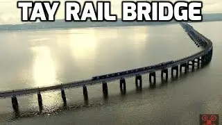 Tay Rail Bridge, Dundee, Scotland :- DJI Phantom 3 Pro Drone Aerial Views
