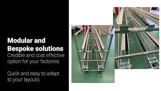 Lean Manufacturing gravity feed conveyors