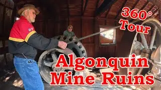 360° тур - руины шахты Алгонкин недалеко от Филиппсбурга, штат Монтана.