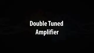 Double tuned amplifier