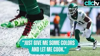 Jets linebacker Marcelino McCrary-Ball says he feels like Lil Wayne when he's painting