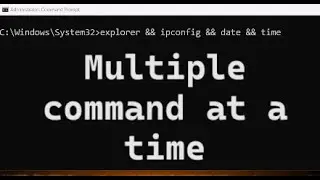 how to run multiple command at a time