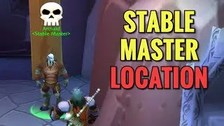 Exodar Stable Master Location (WoW TBC)