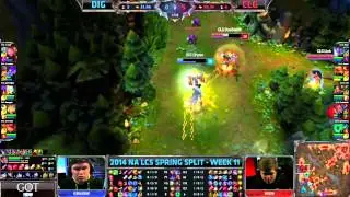 Doublelift Makes Dig Look Bad 1v2 Kiting