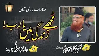 Mujhe Zindagi Men Ya rab مجھے زندگی میں یا رب || Kalam e Mufti Taqi Usmani by Hafiz Ahmad Shoaib