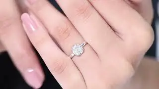 1/4 CT Round Cut Diamond Promise Ring, Diamond Promise Ring for Women, Diamond Gold Promise Ring