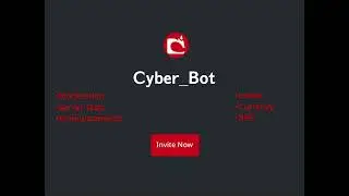 Introducing Cyber_Bot | The Discord Bot
