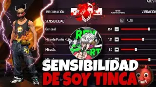 PROBE LA MEJOR SENSIBILIDAD DE SOY TINCA👹 CON Y SIN DPI PARA DAR SOLO ROJO EN FREE FIRE 2026