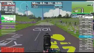 3 minute TT blast // Zwift TT Club Racing - France: Macaron // Cat B against Wendell // Zwift