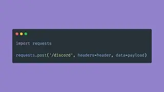 Send Discord Messages with Python Requests (Discord Token)