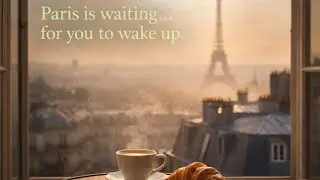&laquo;Paris Waits Until You Wake Up 🌅 | Cinematic Morning in Paris + Original French Song