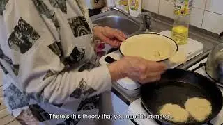 Classic Polish potato pancakes made by a Polish grandmother.