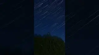 Star Trails Time Lapse #shorts #startrails #starrynight #gopro #sunset #bluesky #nightsky #country