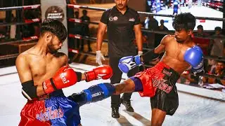 Abdul (Red) vs Akshay (Blue) | MMAAK Muay Thai Challenge | Muay Thai Fights | Semi Final | Kerala